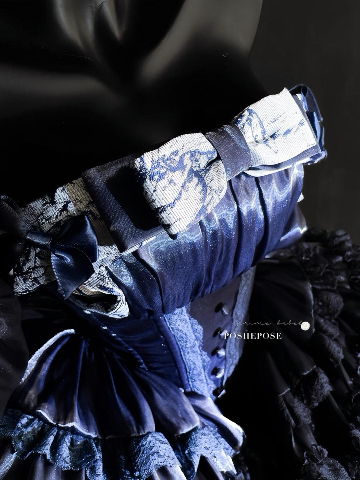 Hidden Fox Dress Navy Edition Set