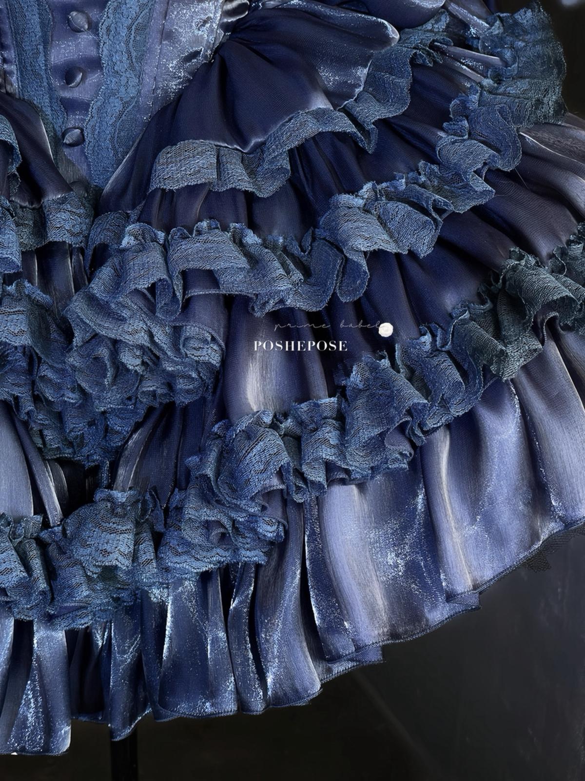 Hidden Fox Dress Navy Edition Set