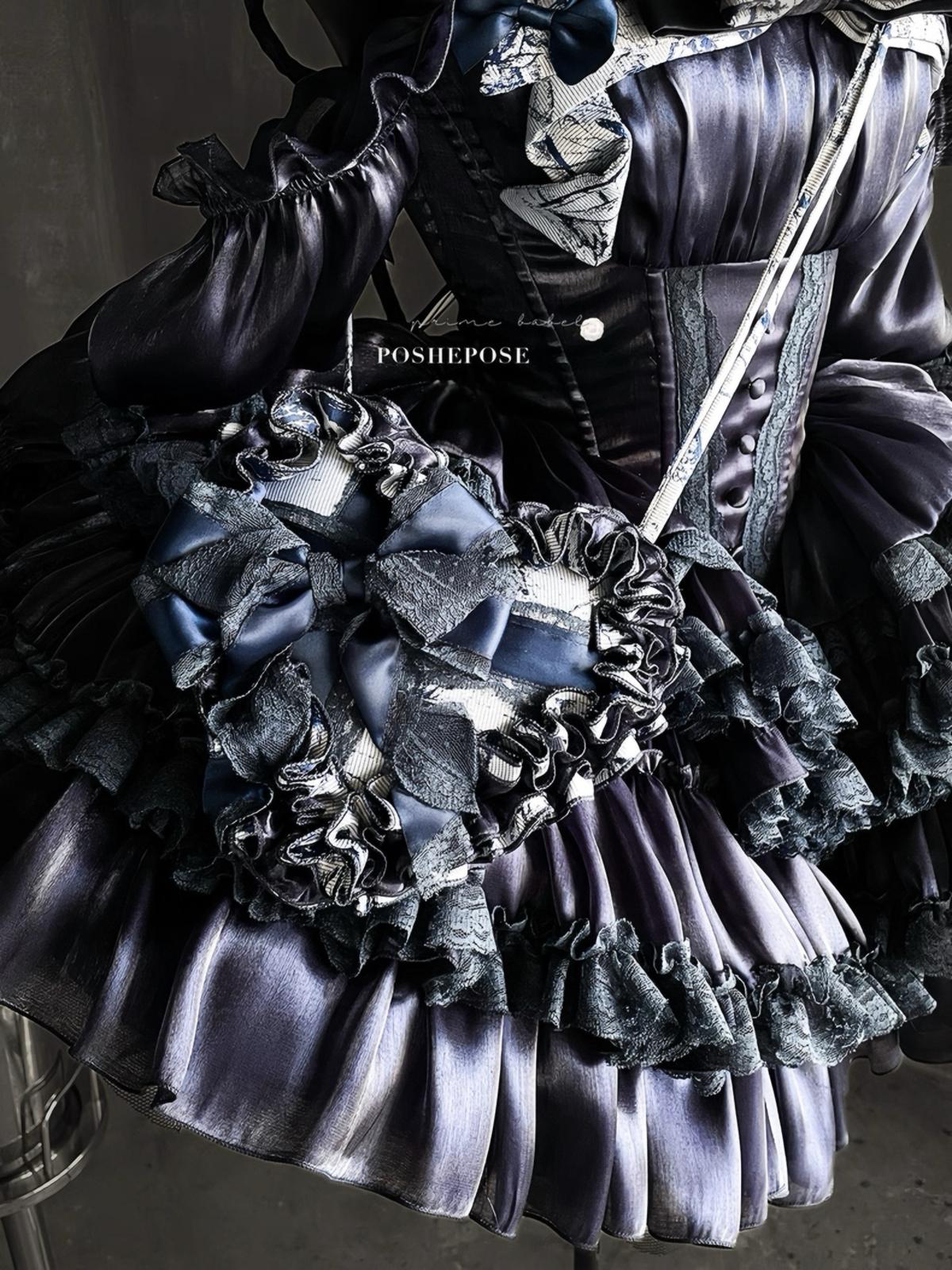 Hidden Fox Dress Navy Edition Set