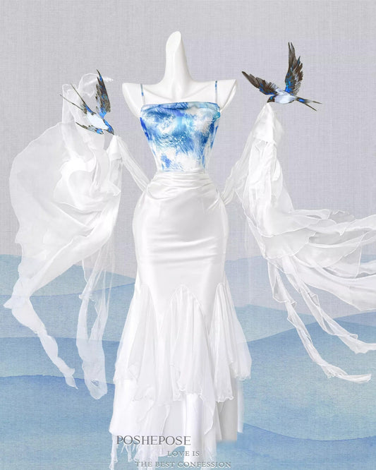 Featherfall Glaze Dress - PoshePose Global