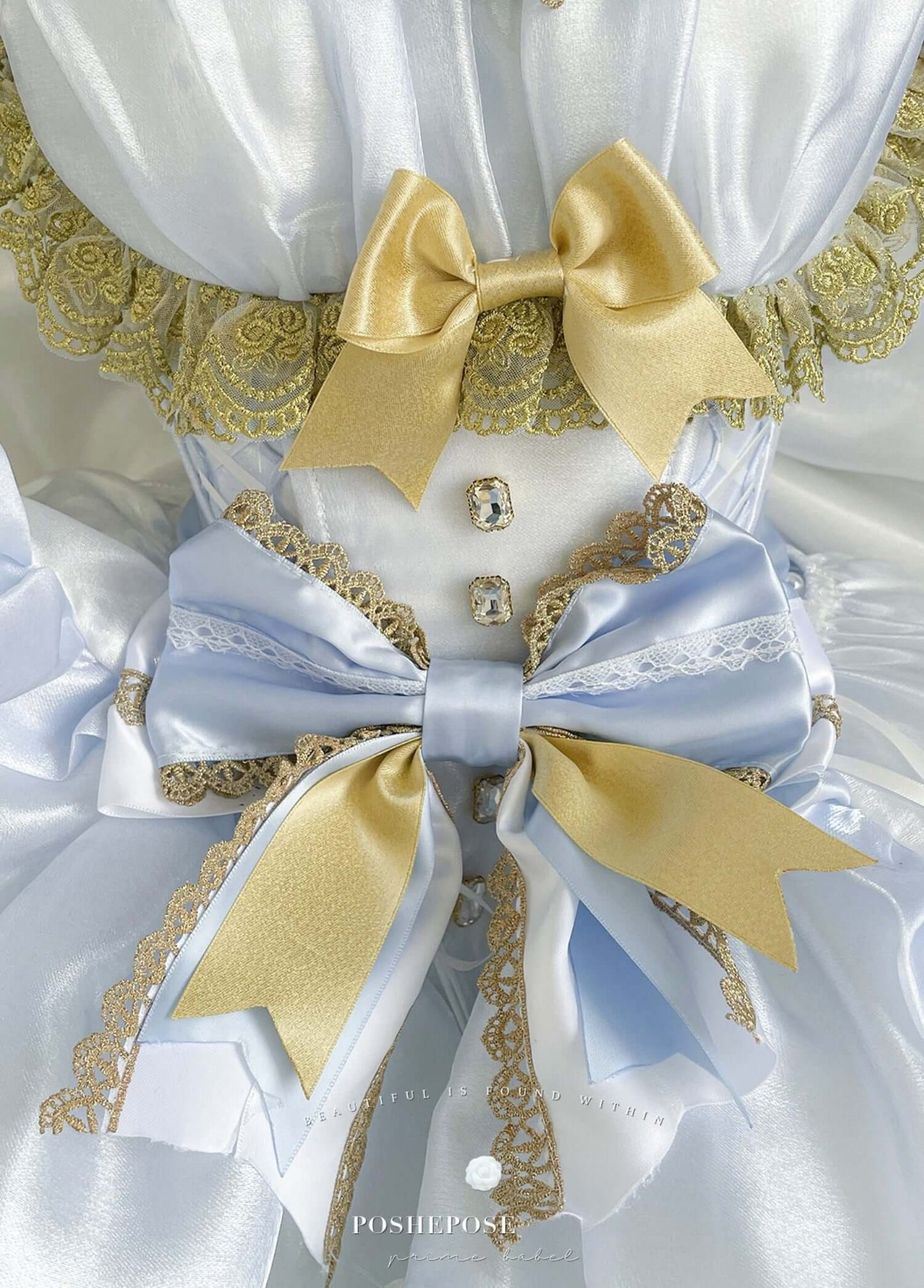 Angel Swan Moonlight Vow Dress Ballet Blue - PoshePose Global