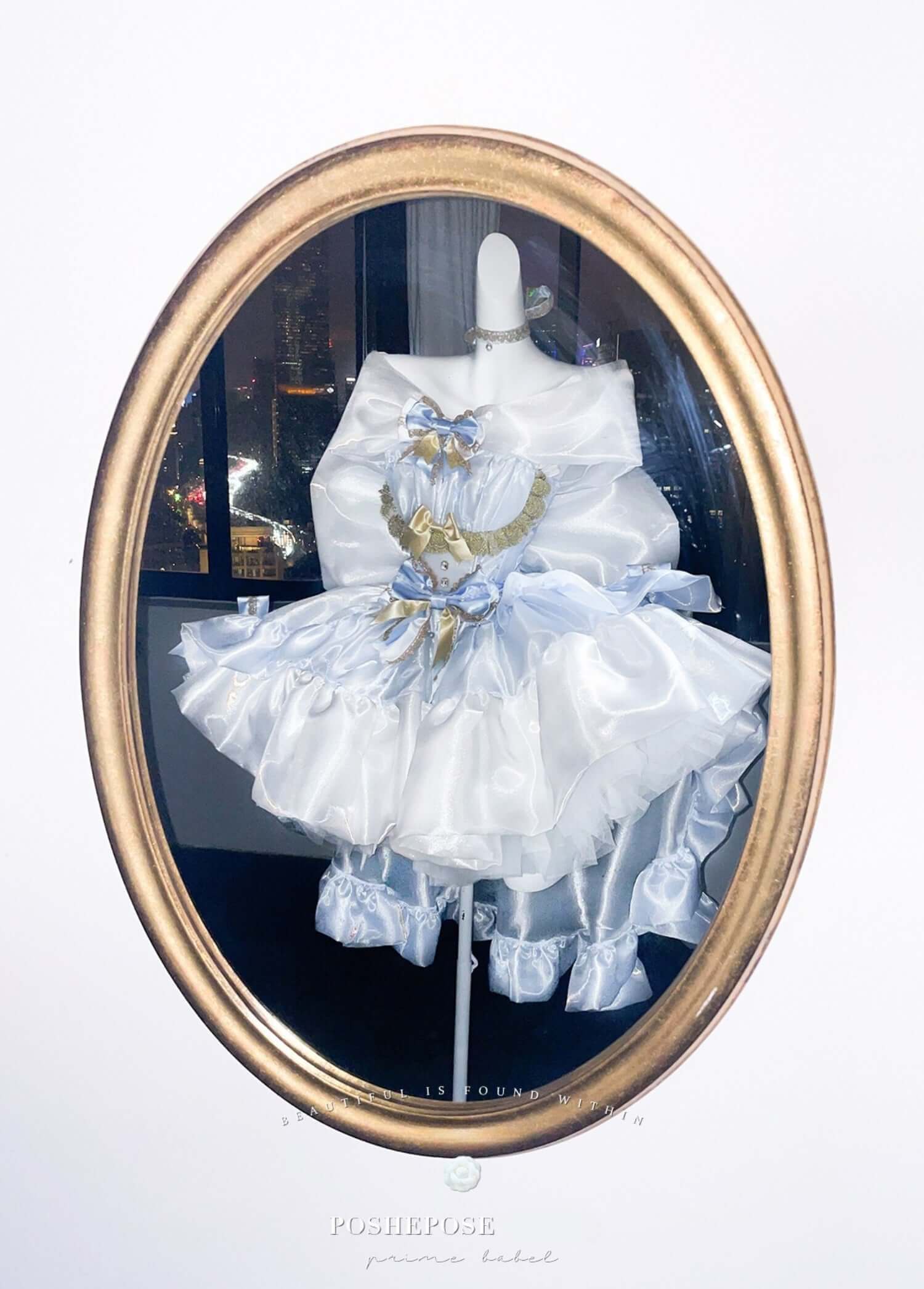 Angel Swan Moonlight Vow Dress Ballet Blue - PoshePose Global