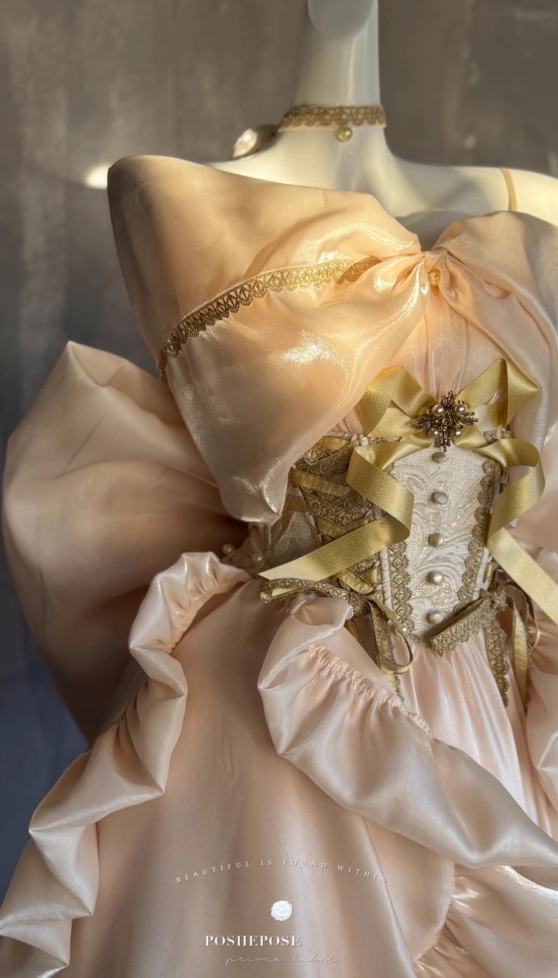 Golden Radiance Dress - PoshePose Global