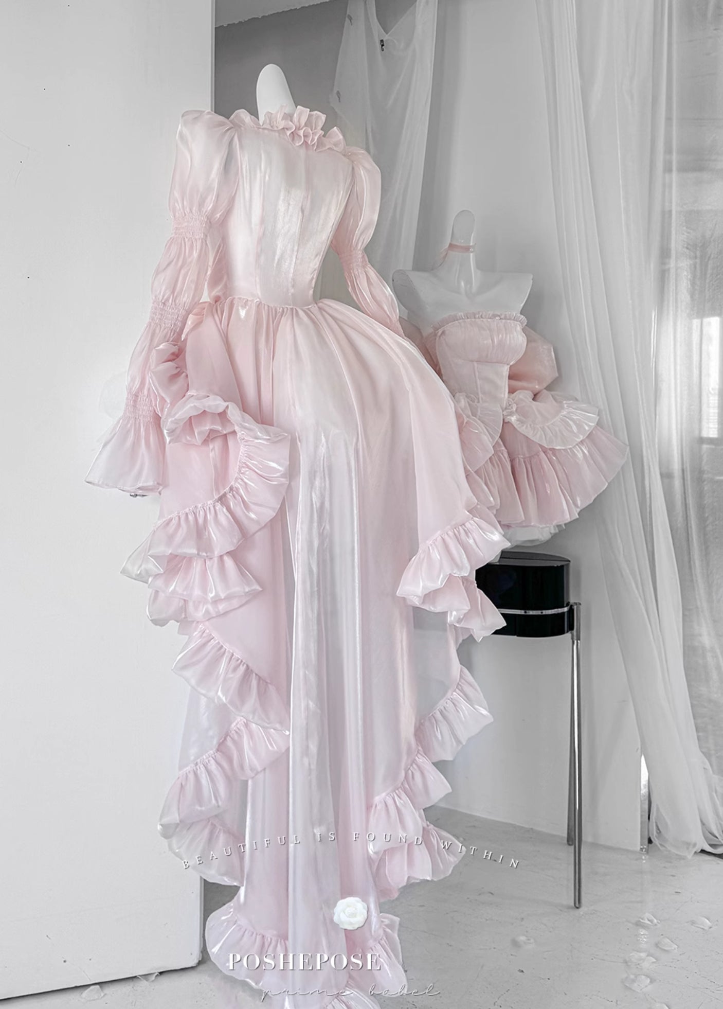 Innocent Spirit Pink Outer Cape - PoshePose Global