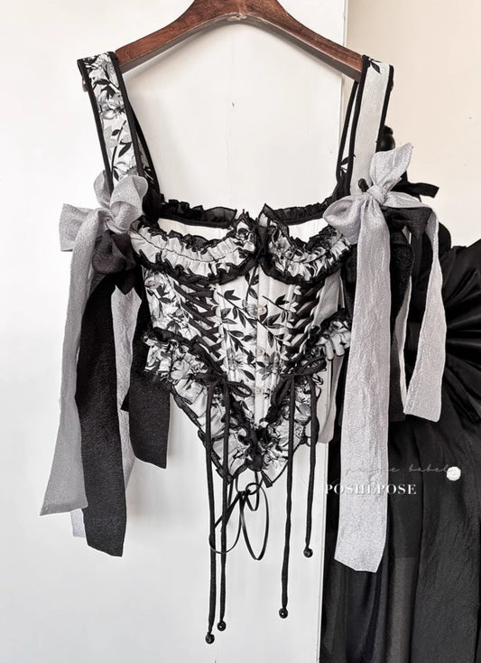 Midnight Elegance Corset - PoshePose Global