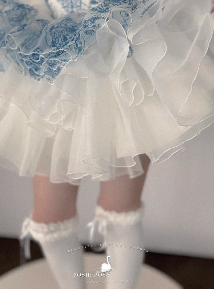 Porcelain Kaleidoscope Dress - PoshePose Global