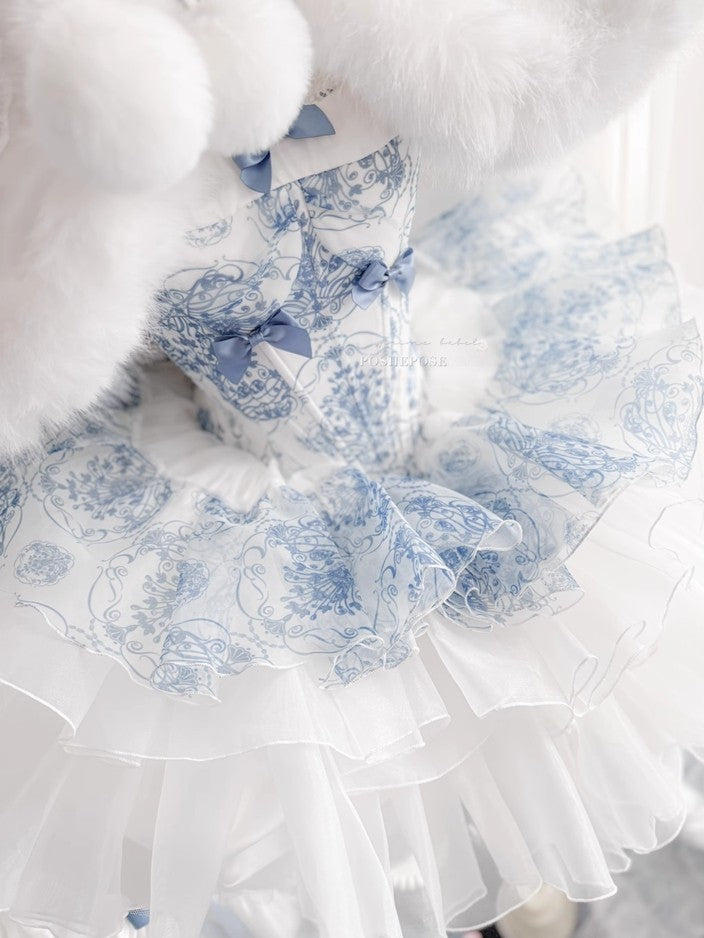 Porcelain Kaleidoscope Dress - PoshePose Global