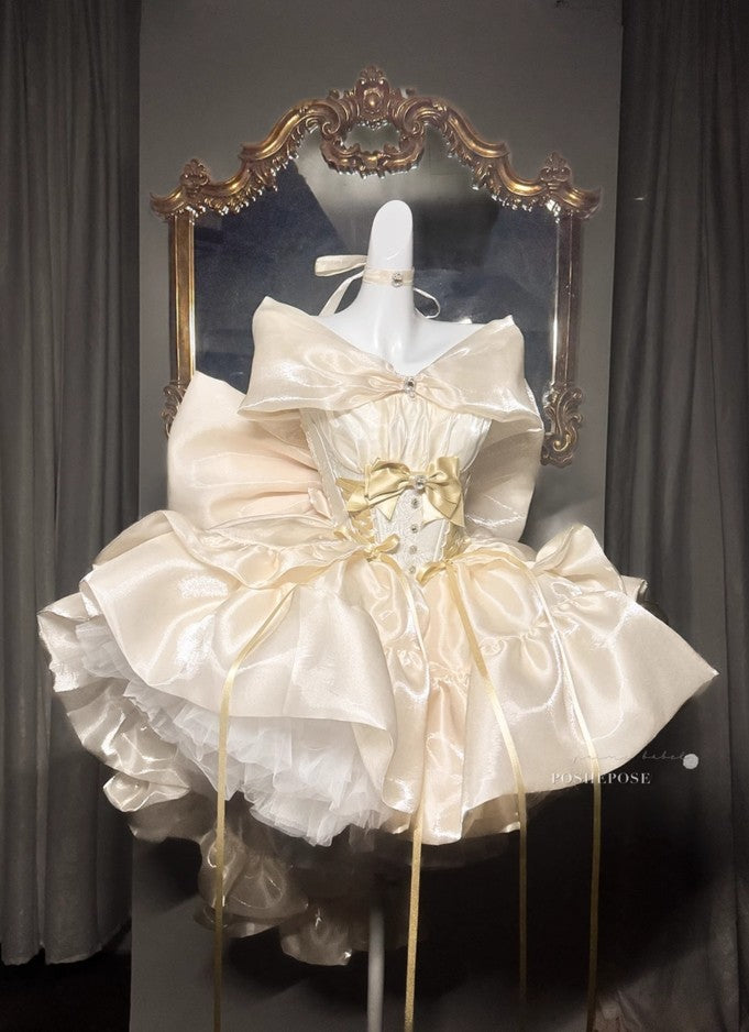 Proxima Gold Coronation Princess Dress - PoshePose Global