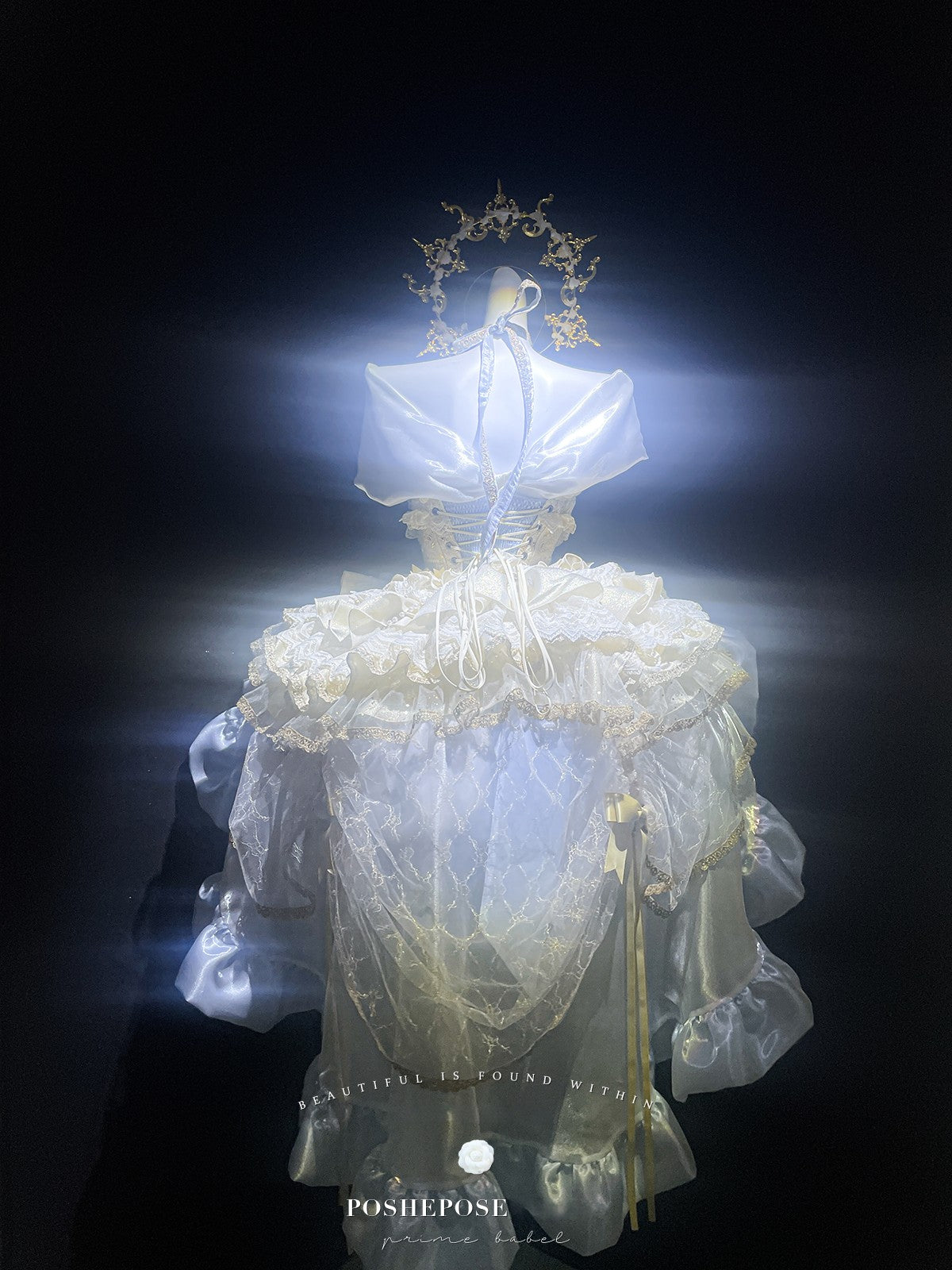 Poshepose Angel Swan Moonlight Vow Dress Ballet Blue