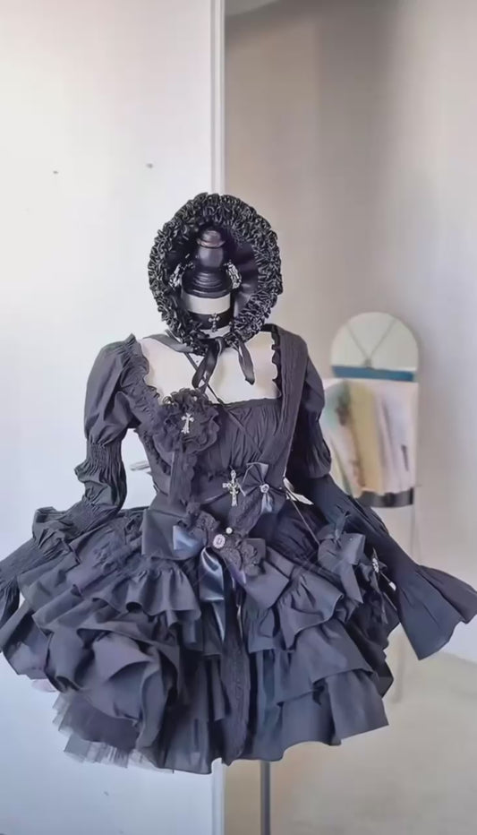 Black Little Fairy Dress