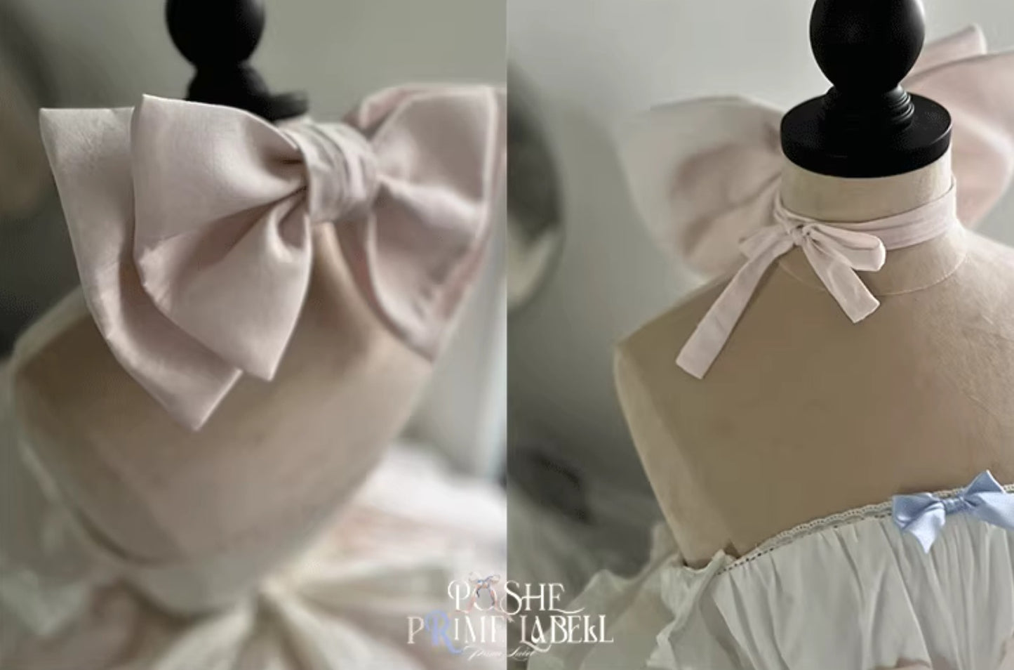 Antique Cotton Blue Dress - PoshePose Global