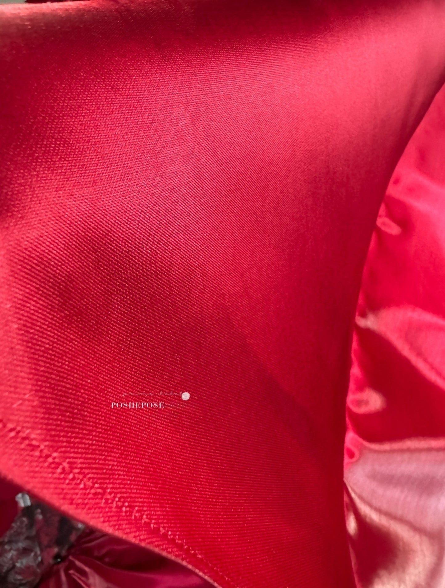 Statement red dress perfect for New Year celebrations