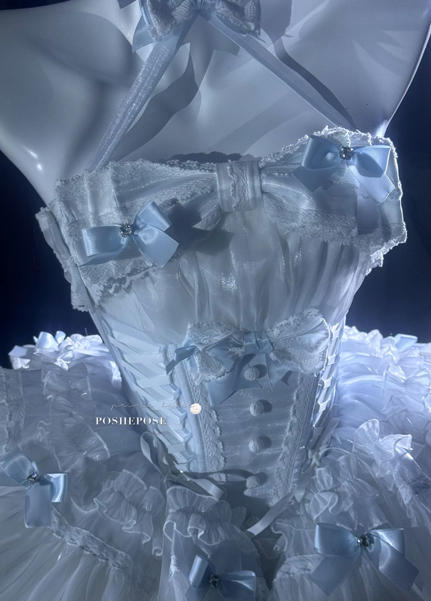 White Feather Snow and Ready Red Idol Dress - PoshePose Global