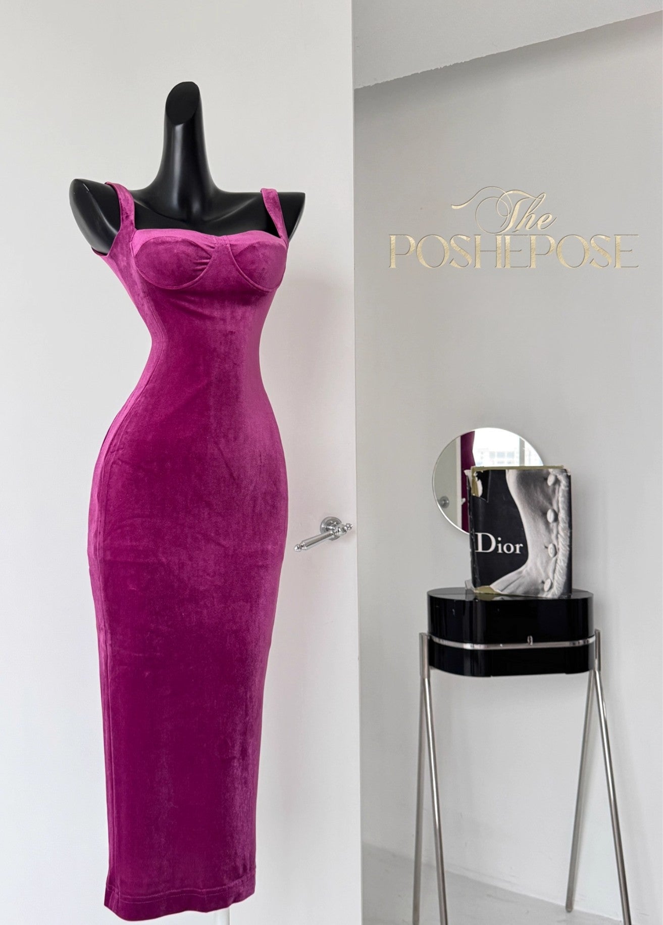 Sicilian Velvetion Dress - PoshePose Global
