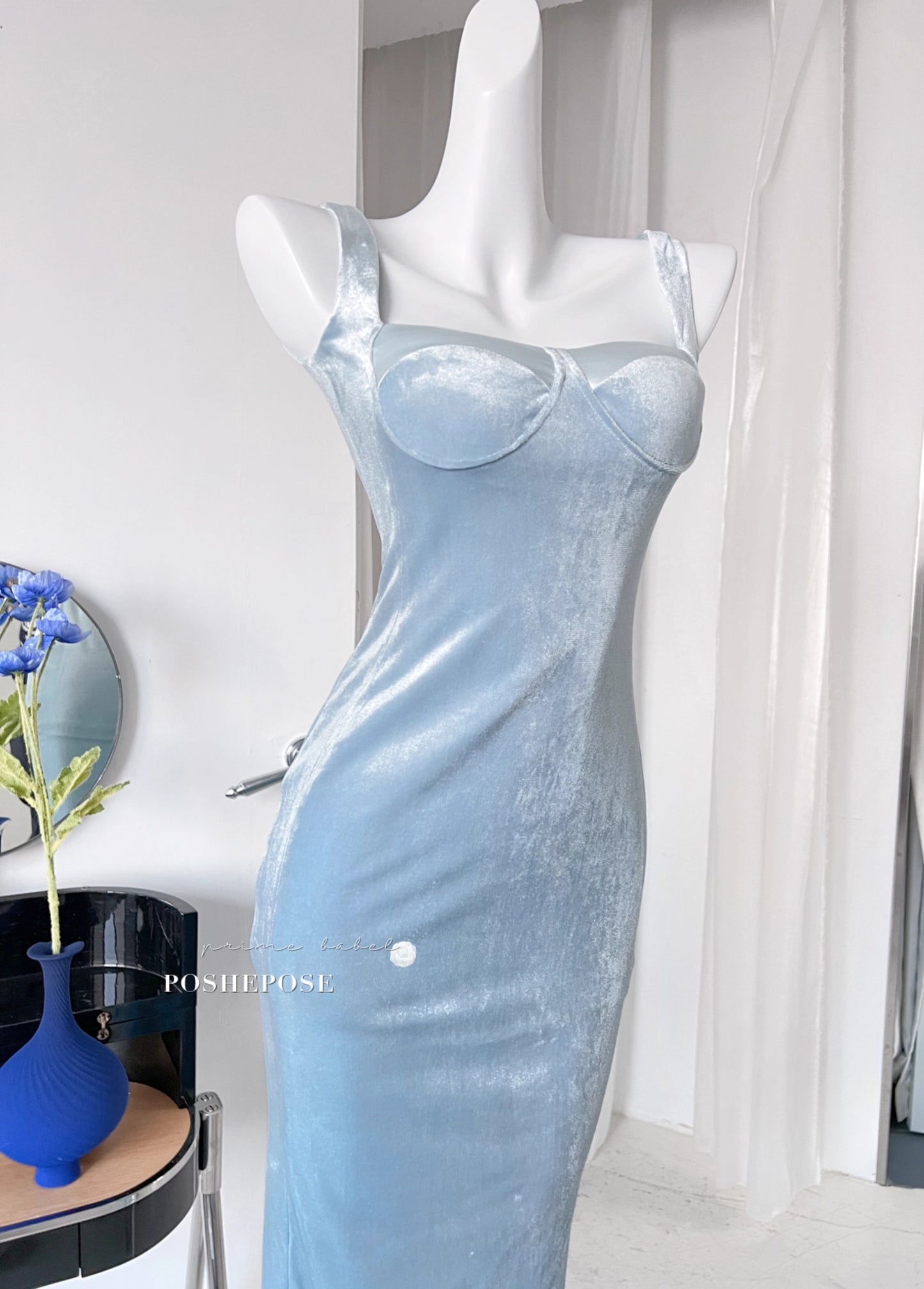 Sicilian Velvetion Dress - PoshePose Global