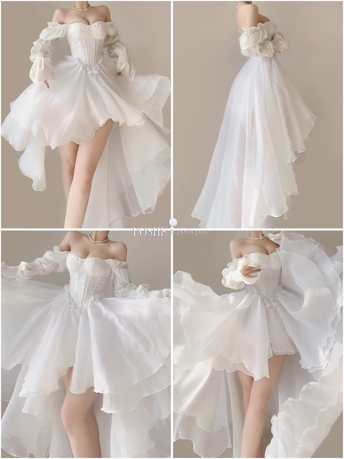 Snow White Dove Princess Dress - PoshePose Global