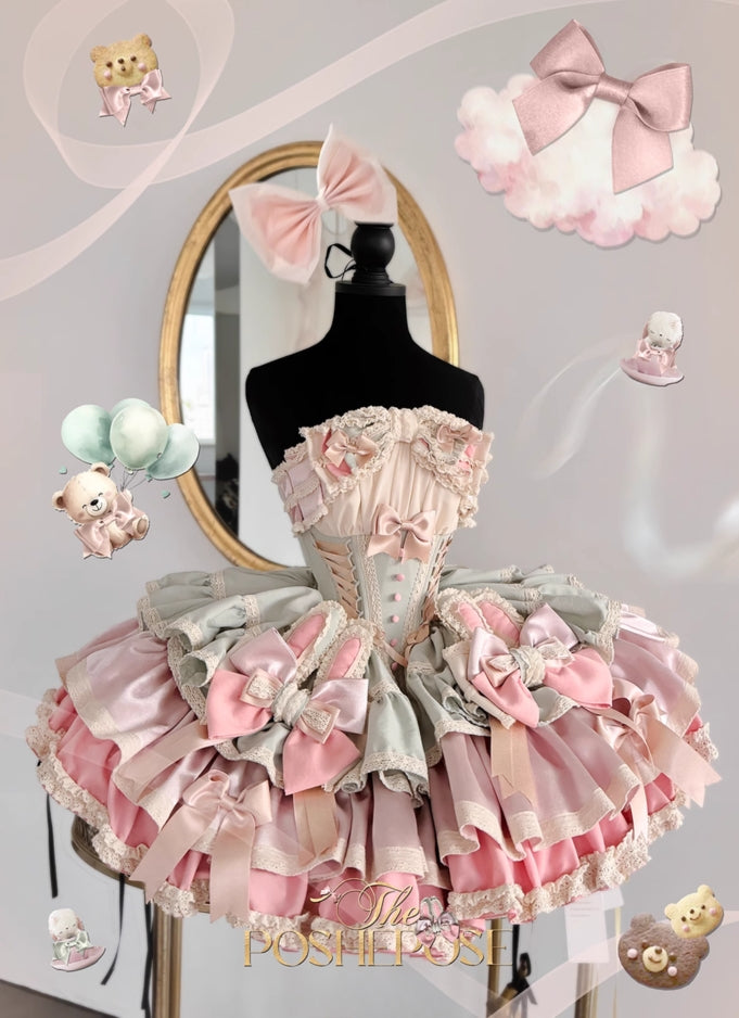 Ribbon Waltz Dress - PoshePose Global