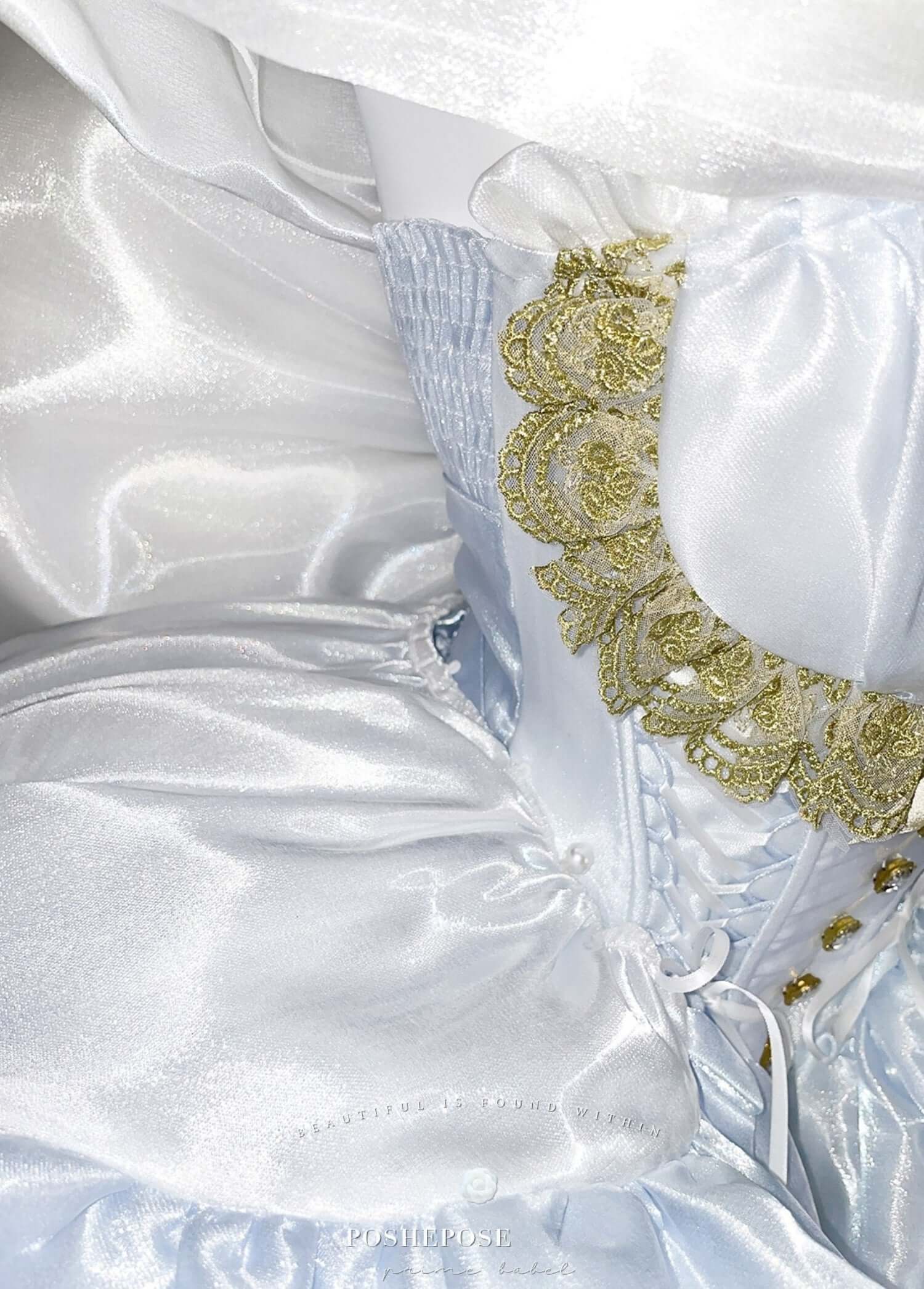 Angel Swan Moonlight Vow Dress Ballet Blue - PoshePose Global