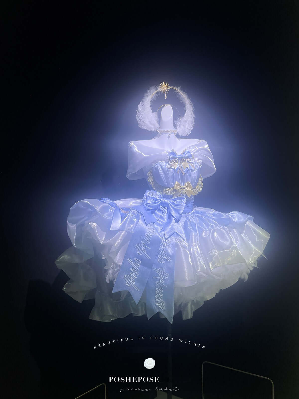 Angel Swan Moonlight Vow Dress Ballet Blue - PoshePose Global