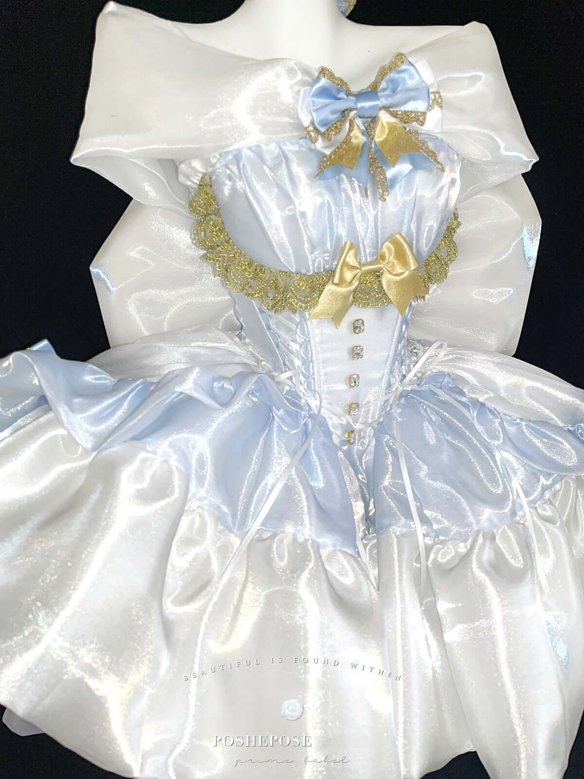 Angel Swan Moonlight Vow Dress Ballet Blue - PoshePose Global