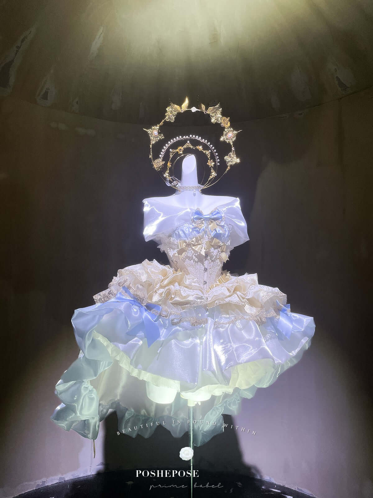 Angel Swan Moonlight Vow Dress Ballet Blue - PoshePose Global