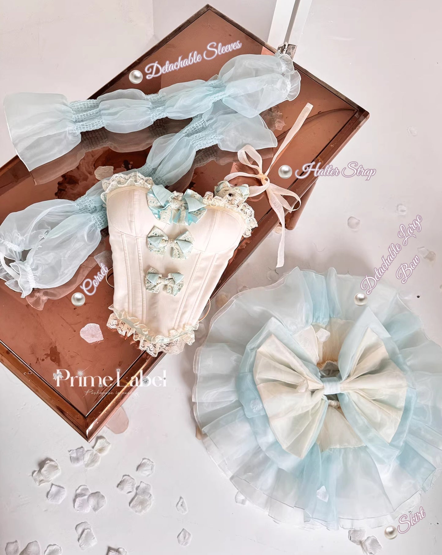 Antique Yellow-Green Little Cake Dress - PoshePose Global