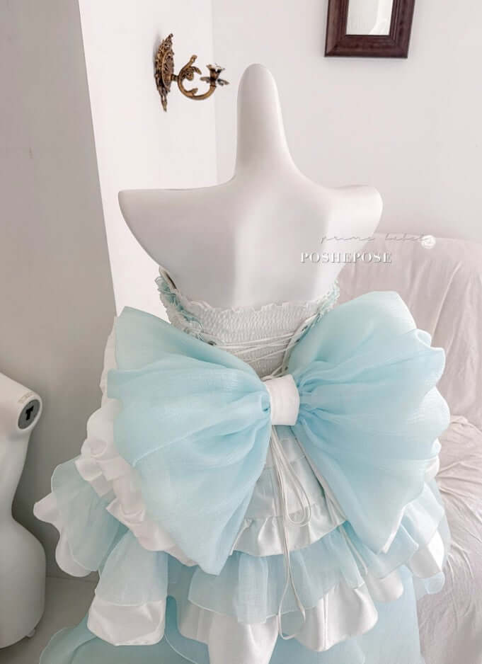 Beauty Like a Fleeting Life Tiffany Blue Dress - PoshePose Global