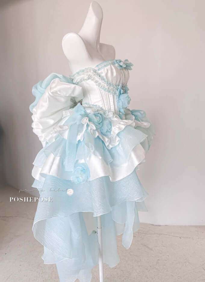 Beauty Like a Fleeting Life Tiffany Blue Dress - PoshePose Global