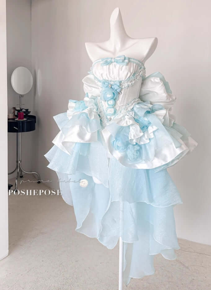 Beauty Like a Fleeting Life Tiffany Blue Dress - PoshePose Global