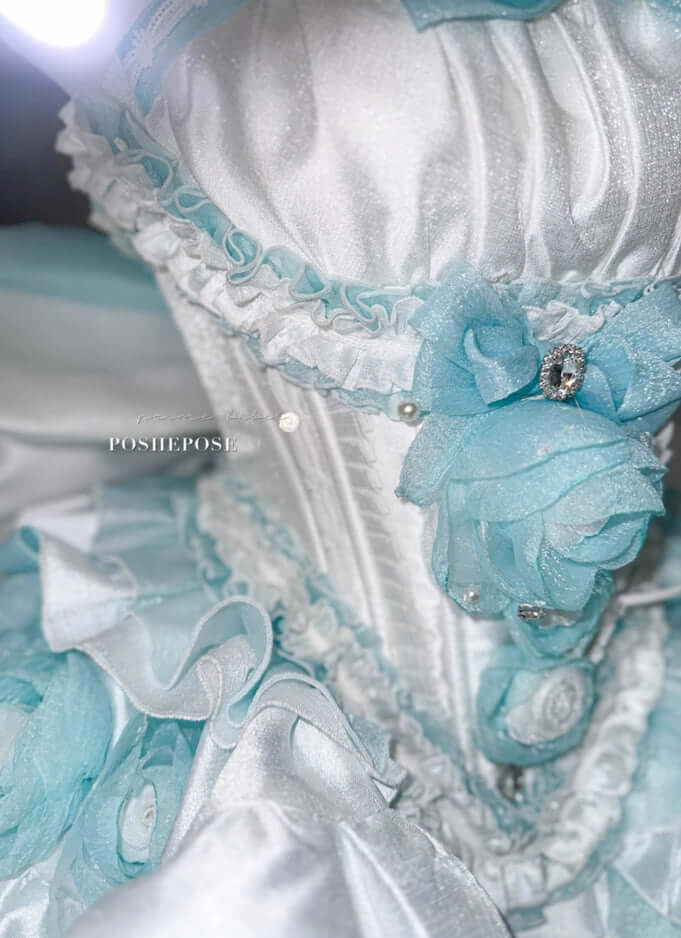 Beauty Like a Fleeting Life Tiffany Blue Dress - PoshePose Global