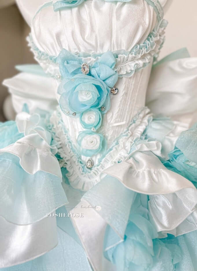 Beauty Like a Fleeting Life Tiffany Blue Dress - PoshePose Global