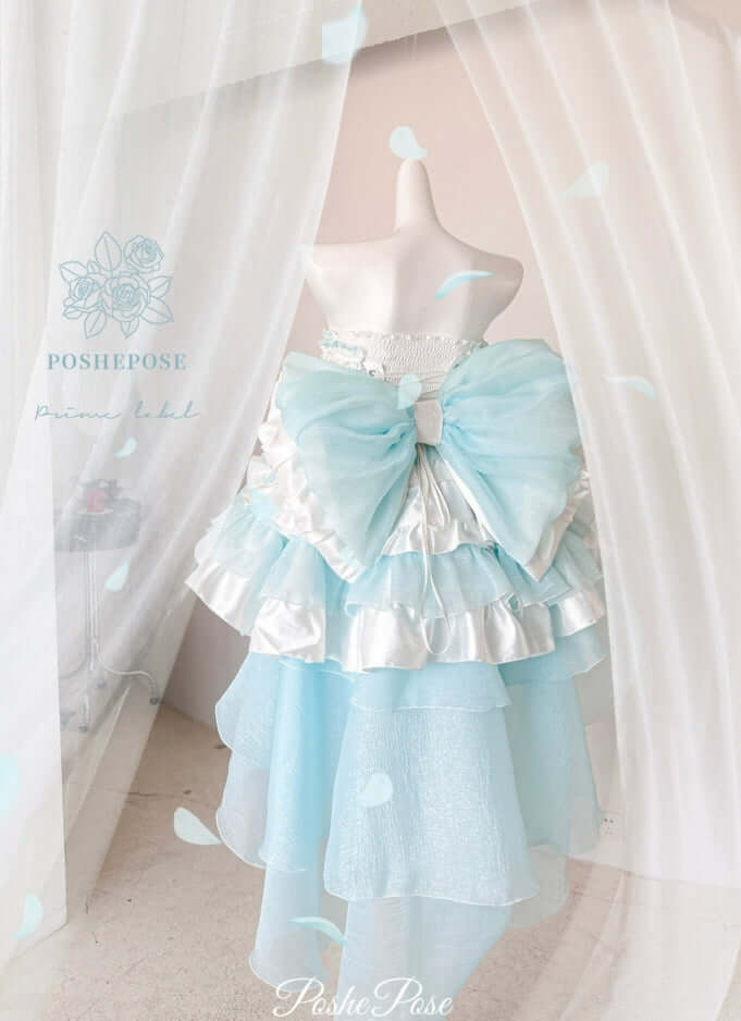 Beauty Like a Fleeting Life Tiffany Blue Dress - PoshePose Global