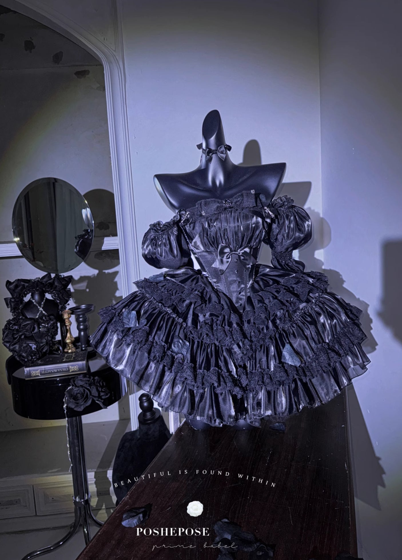 Black Little Fairy Dress - PoshePose Global