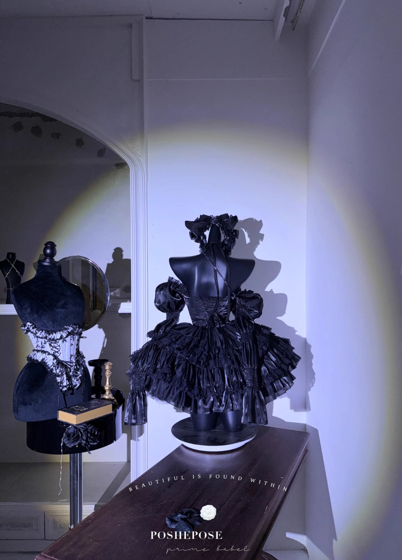 Black Little Fairy Dress - PoshePose Global