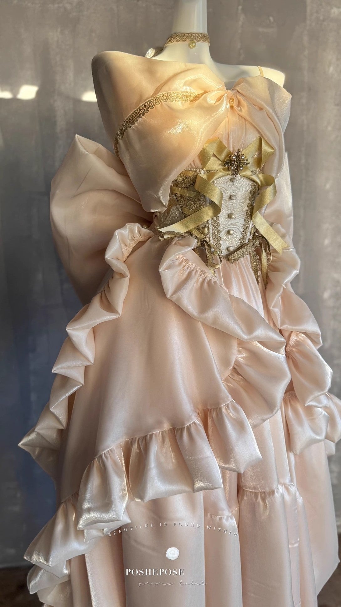 Golden Radiance Dress - PoshePose Global