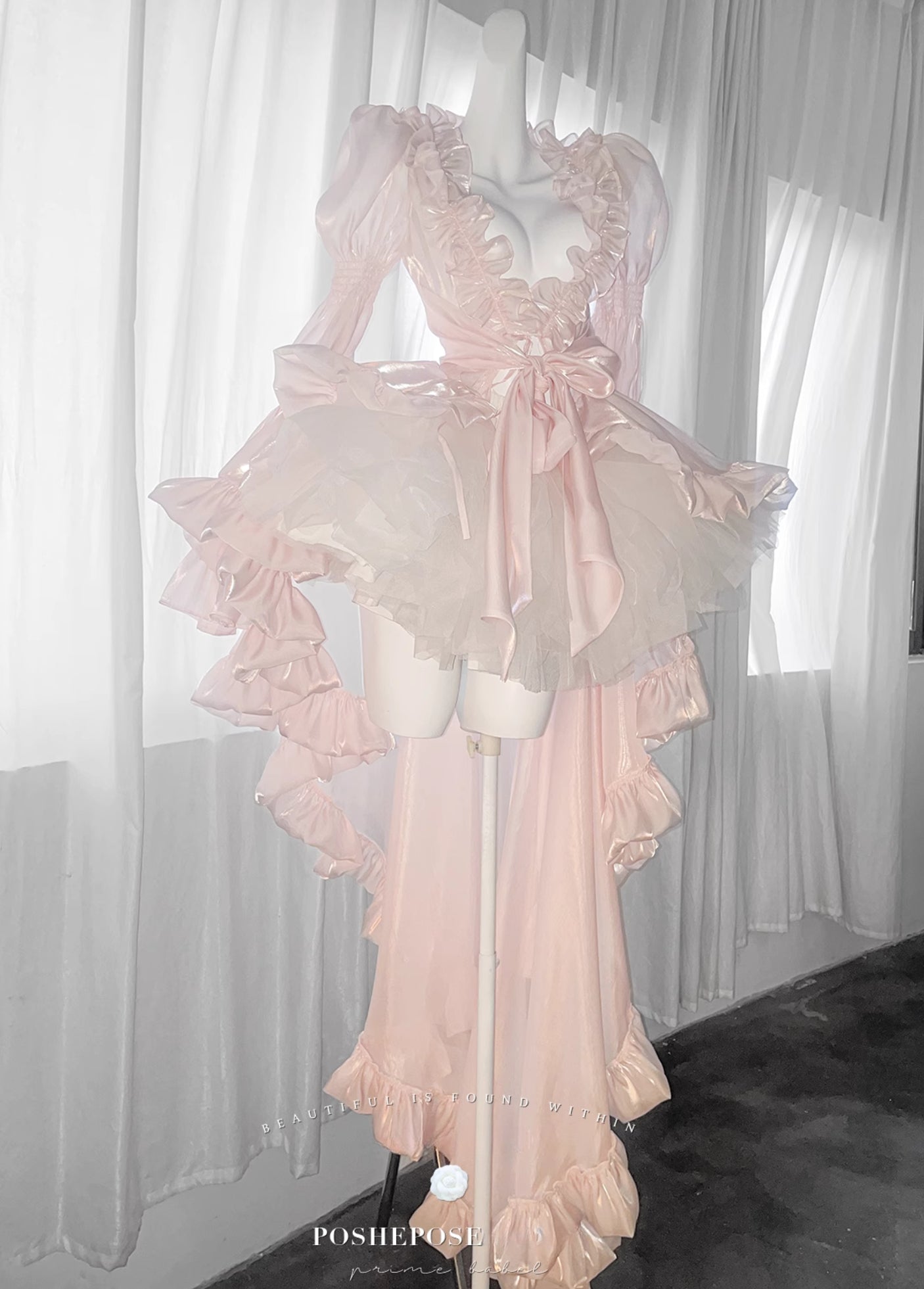 Innocent Spirit Pink Outer Cape - PoshePose Global