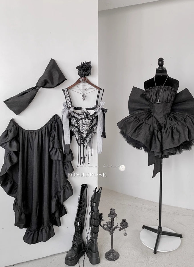 Midnight Elegance Corset - PoshePose Global