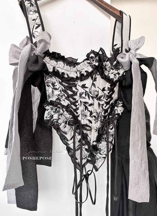 Midnight Elegance Corset - PoshePose Global