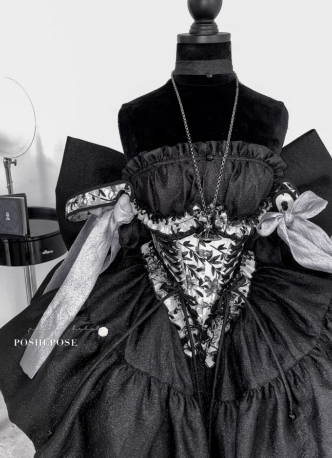 Midnight Elegance Corset - PoshePose Global