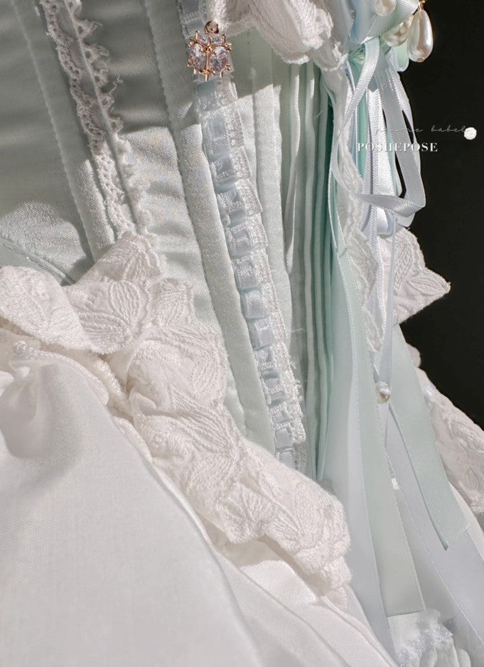 Mint Cloud Dress - PoshePose Global