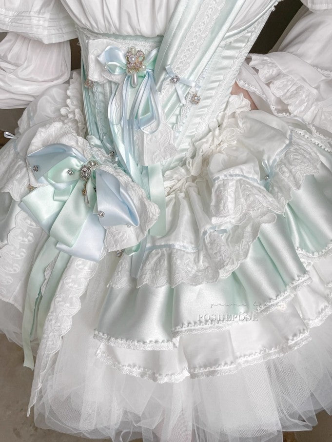 Mint Cloud Dress - PoshePose Global