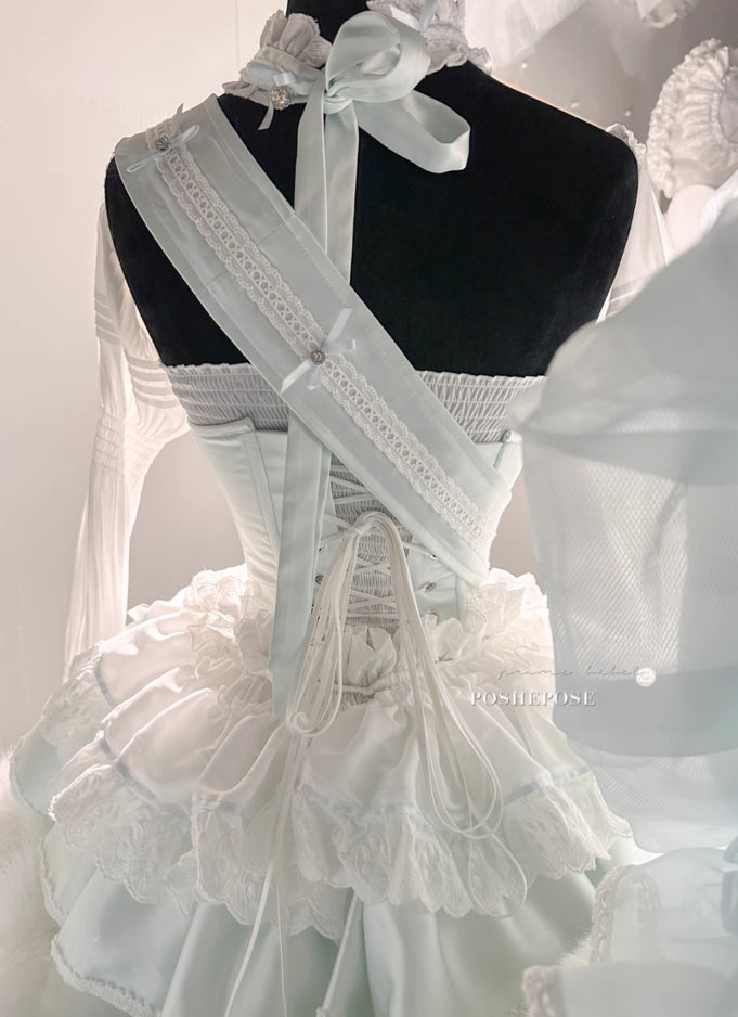 Mint Cloud Dress - PoshePose Global