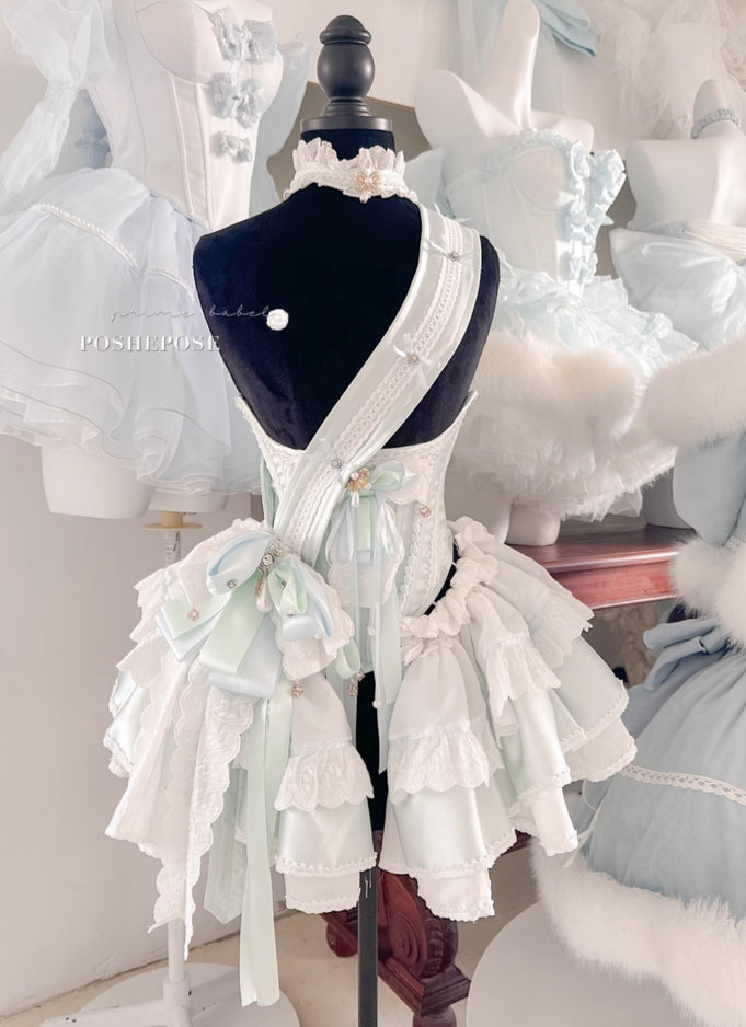 Mint Cloud Dress - PoshePose Global