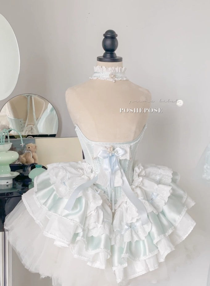 Mint Cloud Dress - PoshePose Global