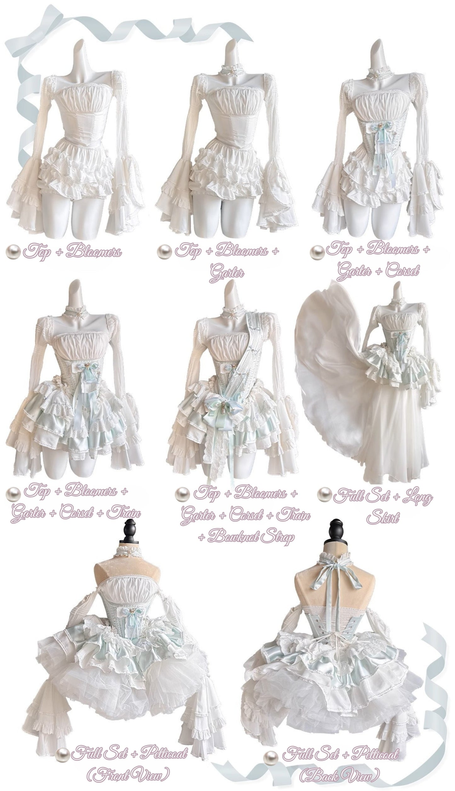 Mint Cloud Dress - PoshePose Global