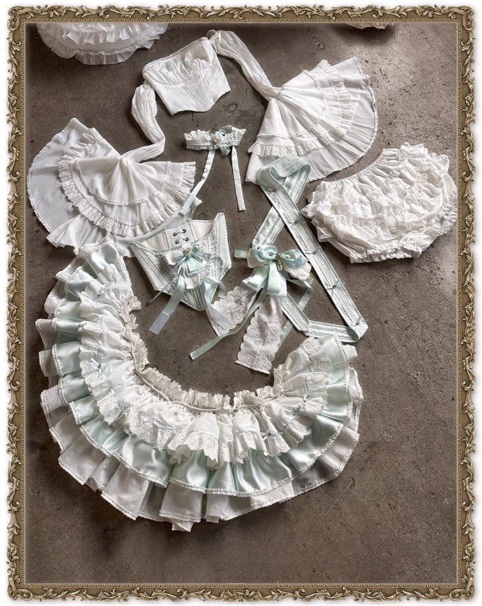 Mint Cloud Dress - PoshePose Global