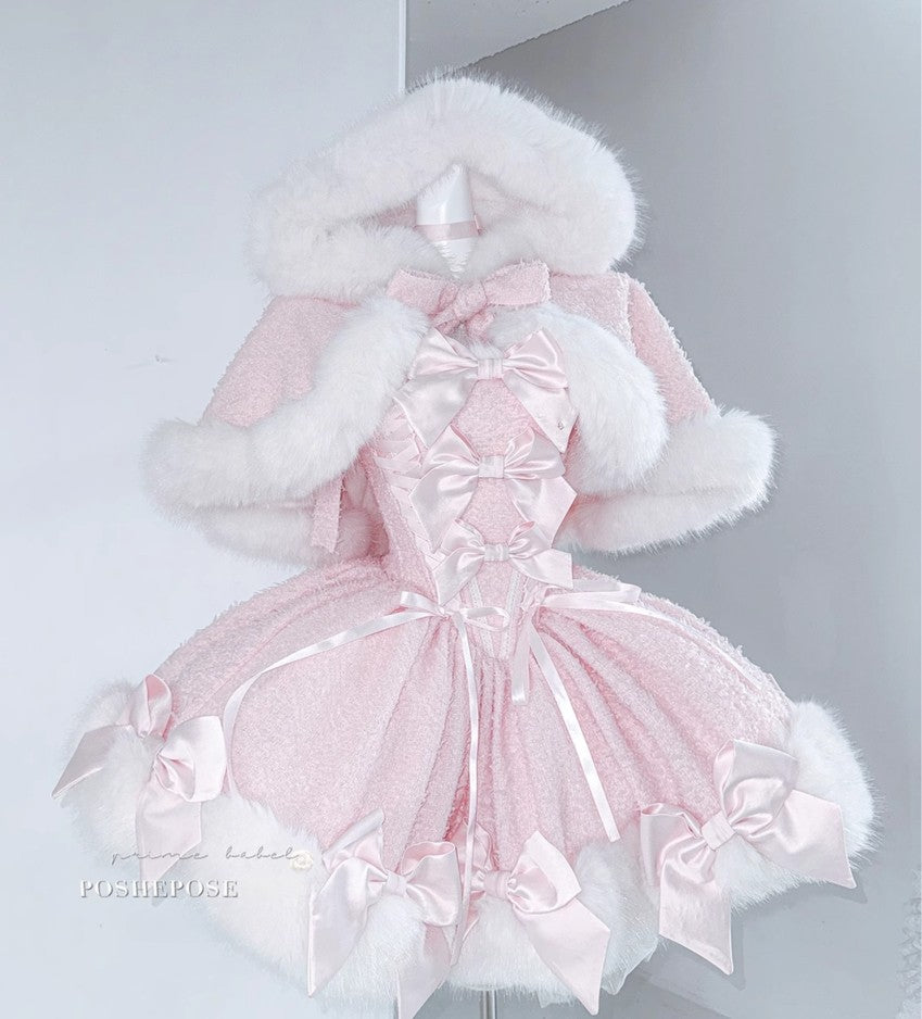 Pink Snow Memories Dress Set - PoshePose Global