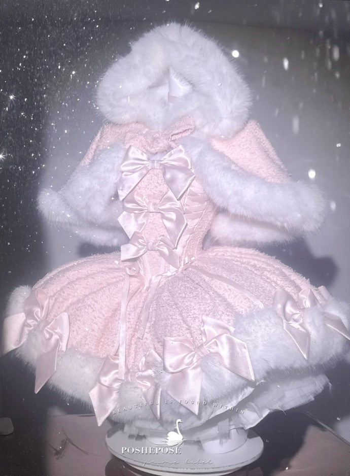 Pink Snow Memories Dress Set - PoshePose Global