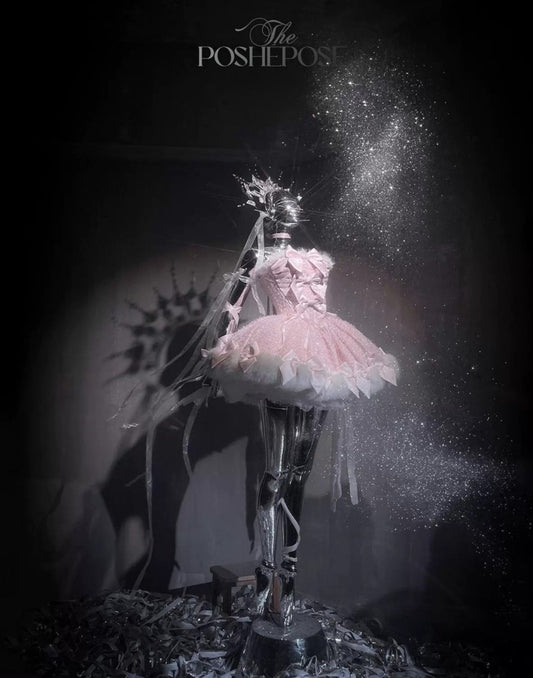 Pink Snow Memories Dress Set - PoshePose Global