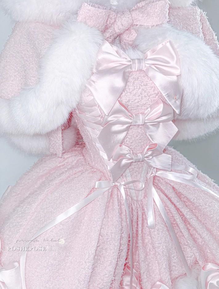 Pink Snow Memories Dress Set - PoshePose Global